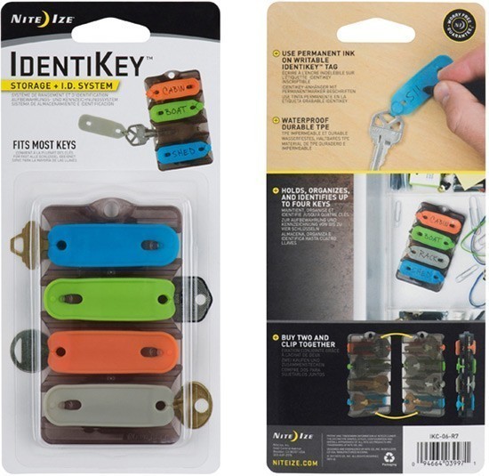 Бирки для ключей с чехлом Nite Ize IdentiKey Storage IKC-06-R7 - фото