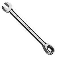 Комбинированный гаечный ключ трещоточный 15 мм, ЗУБР 27074-15 z01