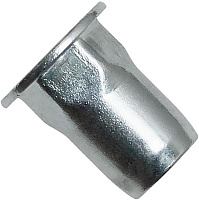 Резьбовая заклепка М6 с тонким бортиком, шестигранная 1/2, оцинкованная сталь