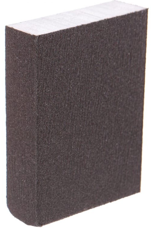 Губка шлифовальная четырёхсторонняя Зубр Мастер, средняя жёсткость - фото