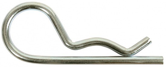 Шплинт 8 мм DIN 11024 Form E пружинный игольчатый, нержавеющая сталь А2 - фото