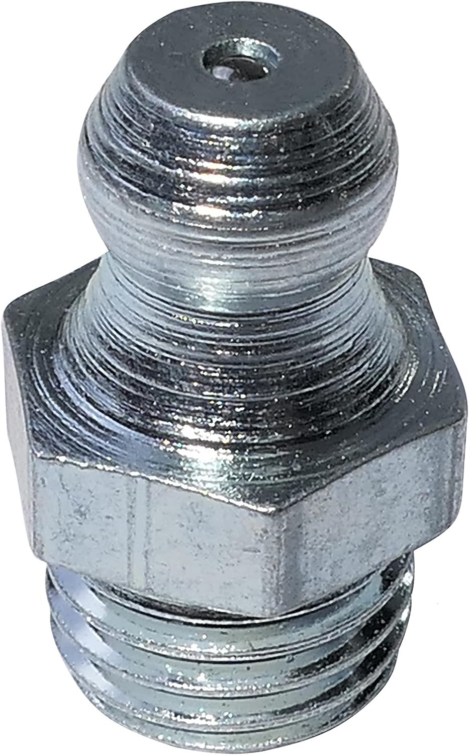 Пресс-масленка прямая DIN 71412 с конической головкой и метрической резьбой, оцинкованная сталь - фото