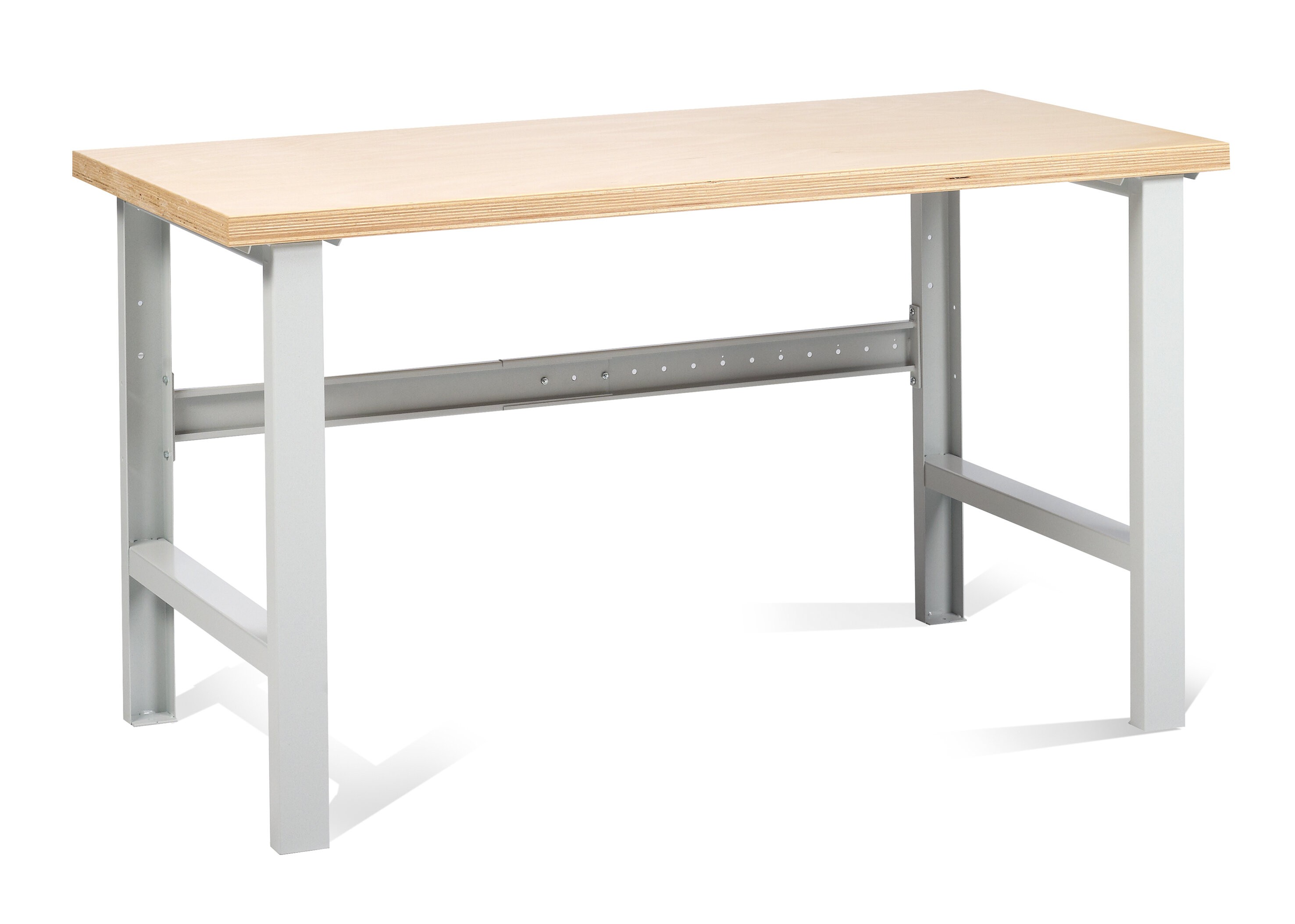 Рабочий стол Workshop 1000х750 мм, Treston C13041432, деревянная столешница - фото