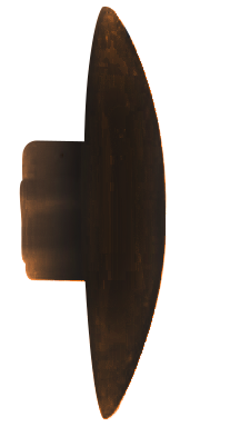 Декоративный колпачок Fischer FFSZ A-BR для рамного дюбеля 538709, коричневый - фото