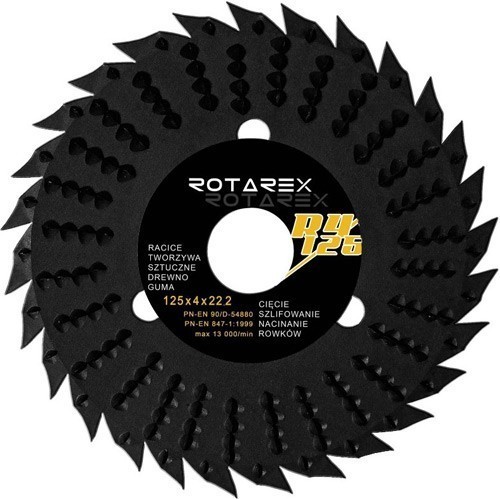 Диск отрезной универсальный Rotarex R4 115х4х22,23 мм (619401) - фото