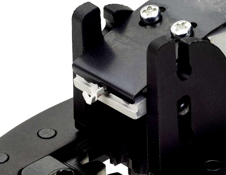 Пресс-клещи для контактов TE-HD 22 с 2 гнёздами 0,14 - 0,32 мм² Rennsteig PEW 6 RE-61600131, воронёная сталь - фото