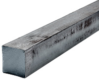 Сталь фасонная профилированная квадрат 8 мм, 1 м.п., сталь Ст45