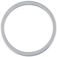 Кольцо (шайба) уплотнительное 4х8х1 DIN 7603 форма A, алюминий  (10 шт)