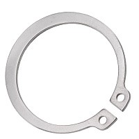 Кольцо стопорное наружное 6х0,7 DIN 471, нержавеющая сталь 1.4122 (А2)