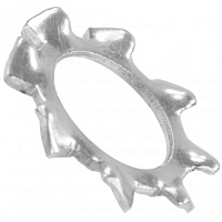 Шайба стопорная М24 с зубьями DIN 6797A, оцинкованная сталь