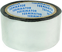 Серебряная полиэстеровая лента 50х50 м Terminator JINOBE