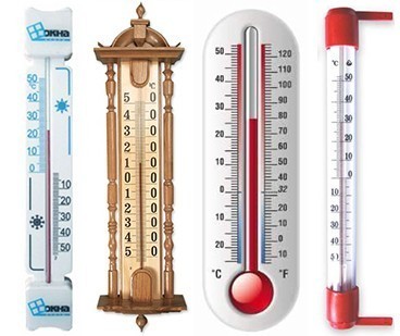 жидкостные термометры - фото